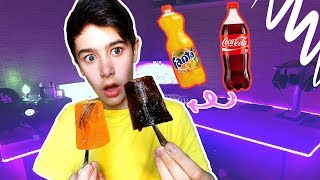 DIY МОРОЖЕННОЕ - КАК СДЕЛАТЬ МОРОЖЕНОЕ ИЗ COCA COLA, FANTA, SPRITE