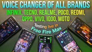 How to change voice in Free Fire in Infinix, Tecno, Realme, Redmi, Poco, Vivo, Oppo, Moto, iQoo...