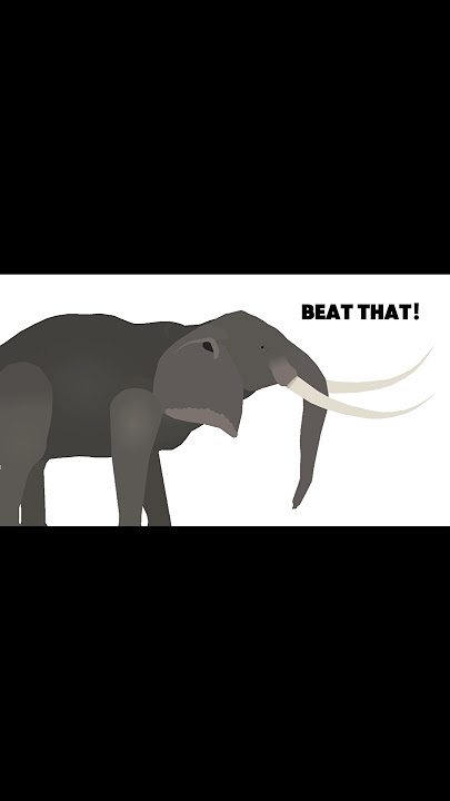 How a Mammoth could've sounded like..☠️#sticknodes #prehistoric