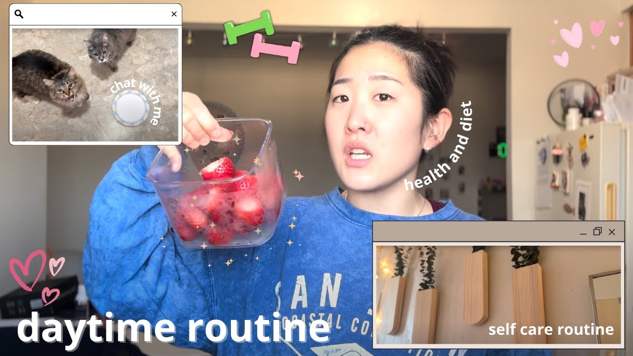 Day routine | gym, making breakfast, study, etc | adhd | ellie jieun ...