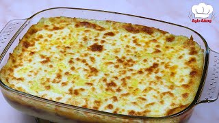 صينية بطاطس بيورية باللحمة المفرومة 🥘 اجمل واسرع  وجبة 👌 والطعم  روووعه 😍