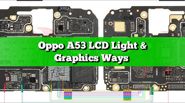 Oppo A53 LCD Light Ways | Oppo A53 Graphics Ways | Oppo A53 LCD Light Diagram | #vijaygsmtech