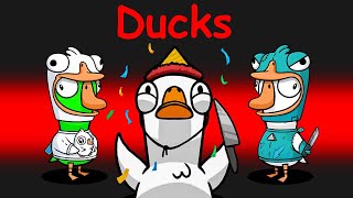 امونج اس بس بط مع المتابعين !😂🦆 - goose goose duck screenshot 1