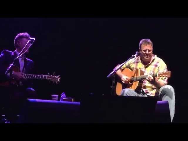 Vince Gill incredible acoustic version Whenever You Come Around with Lyle Lovett class=