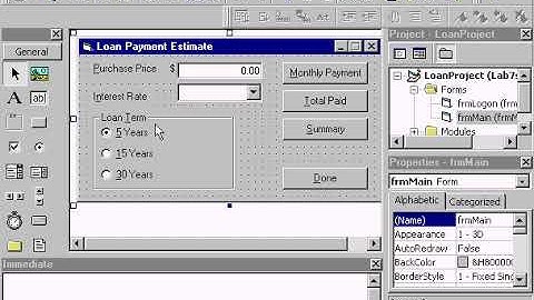 VB6 Working with Controls