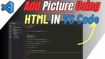 How To Add Image In HTML Using Visual Studio Code (2025)