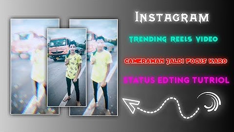 📷 CameraMan Jaldi Focus Karo Instagram Trending Video Editing In Alight Motion | Alight Tutorial