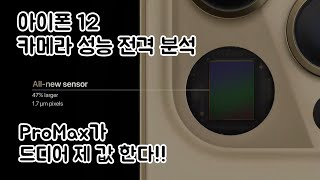 아이폰 12 순수하게 카메라만 따져보자! 내게 맞는 아이폰 12는?