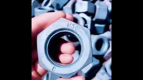 How Is It Made ？丨Hex Nuts Manufacturing丨Subscribe To Learn More