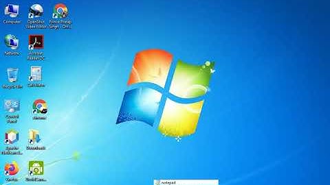 How to use matrix tricks on any wondows just using notepad without any software