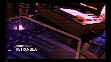 Minimalist retro-beat - Roland Verselab - Audiokit VCR Synth and Synth One J6