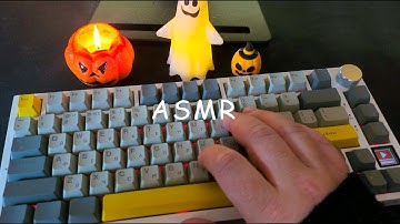ASMR Mechanical Keyboard Typing at Night 🌌 (Cozy Sounds, No Talking)