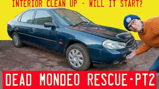 Dead Mondeo Rescue Part 2 - Does it start and interior cleaning