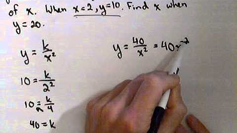 Inverse Variation Problem