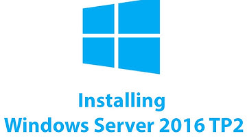 Windows Server 2016 TP2 Installation