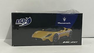 Golden Glory: Unboxing a Maserati MC20 from BBR/Mini GT