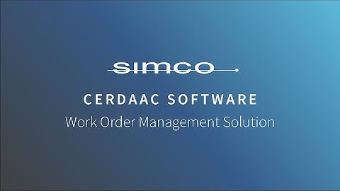 CERDAAC Work Order Management Solution