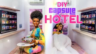 Let’s Make Capsule Hotel Rooms for Our Dolls in a Hidden Doll Room