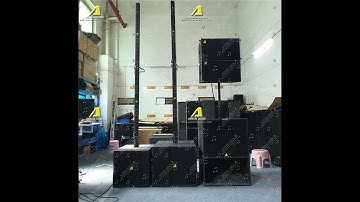 PA Speaker KR402 Column Speaker Modular Line Array Professional Audio