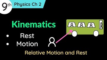 Kinematics Class 9 Physics Chapter 2 | Rest and Motion Class 9 Physics with Relative Motion