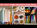 No Cost Kitchen & Home Organizing Ideas | Home Organizing Without Spending Money