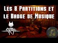 Stray  les partitions et le badge de musique