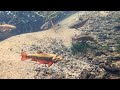 Colored up brook trout swimming in an urban MN creek