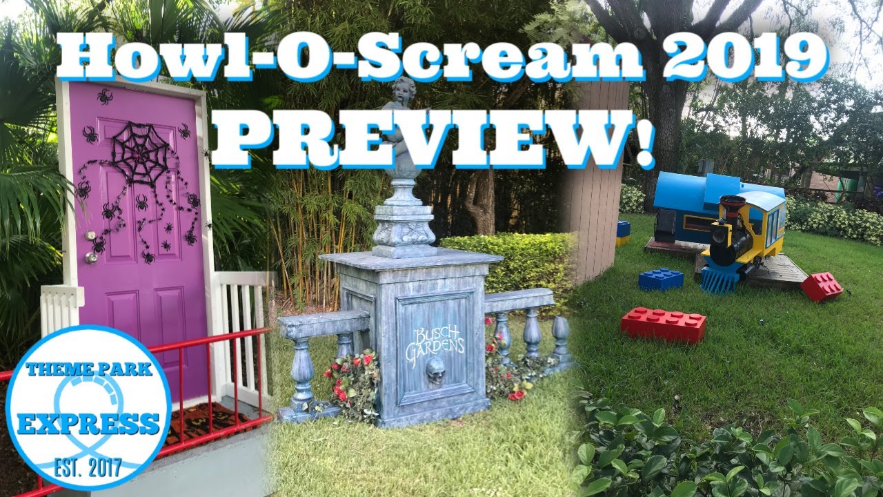 Howl O Scream 2019 Preview Busch Gardens Tampa Scare Zones