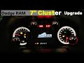 Dodge Ram Cluster Installation and Fix Awesome Upgrade Ram 1500/2500/3500