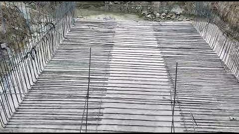 Culvert Bottom slab Bottom Mesh steel fabrication work