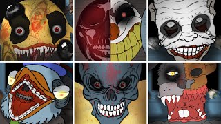 One Night at Potatoe's 3 - All Jumpscares & Extras