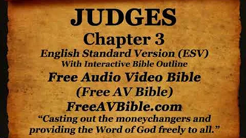 Bible Book 07  Judges Complete 1- 21, English Standard Version ESV Read Along Bible . Word of God.