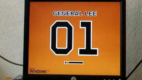 General Lee custom PC - Windows Bootup