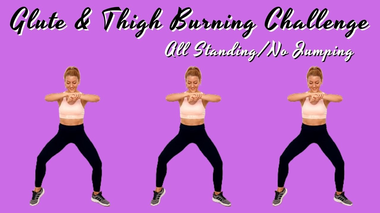 🔥30 Min Glute And Thigh Burning Challenge🔥super Sweaty Cardio To The Beat🔥all Standing🔥no Jumping🔥