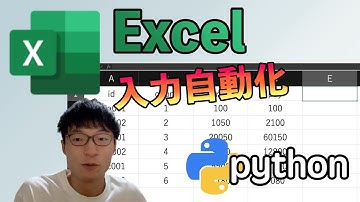 【python 自動化】Excelの入力作業を自動化する方法