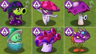 Plants vs. Zombies 2 Mod - All POISON Plants Power-Up! vs PvZ 2 All Final Bosses