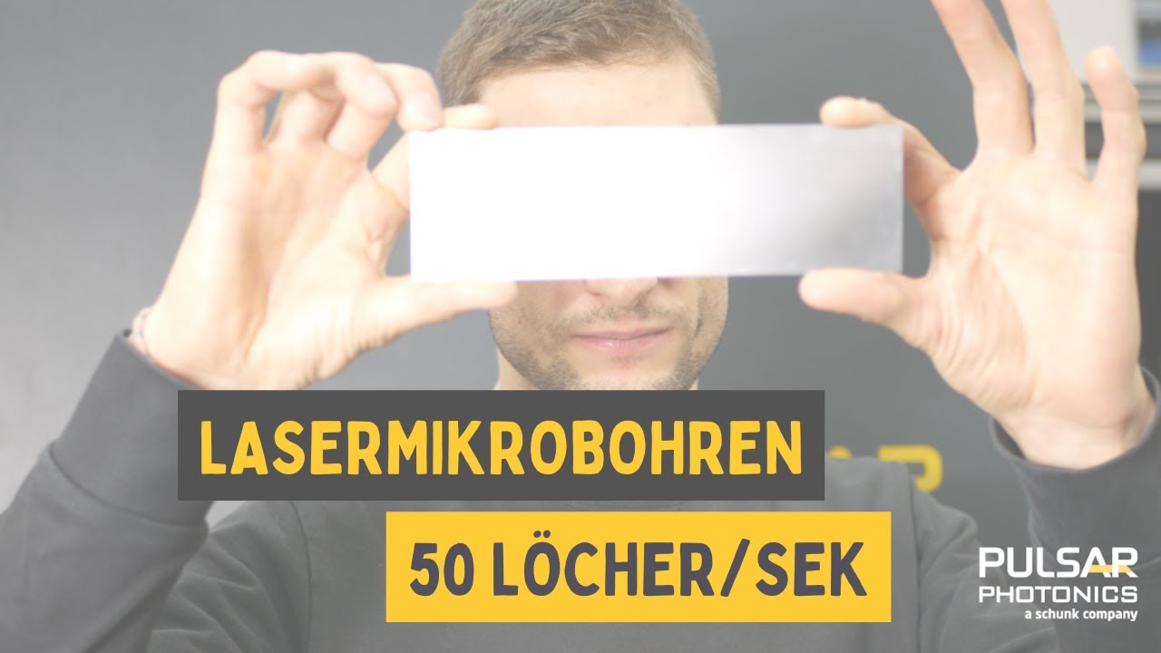 Laserbohren Filtersiebe: 50 Löcher pro Sekunde