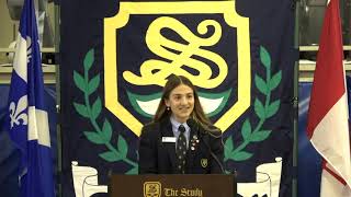 Alexa's Head Girl Founder's Day Speech 2022