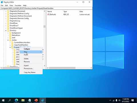 How to re-enable missing sharing tab on Windows 10