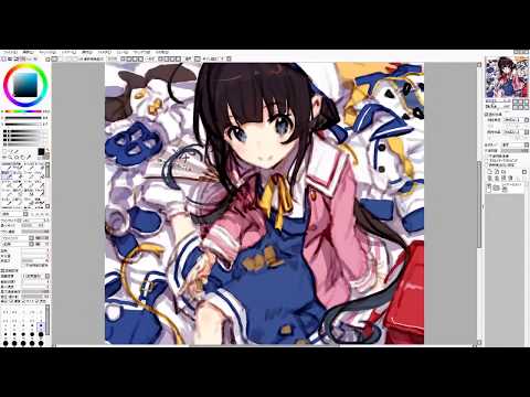 イラストメイキング Illustration Making Sai Ipad Pro Procreate Youtube