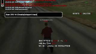 Dovada ban - Cheats(Teleport-hack).