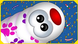 🐍WORMSZONE.IO #226 | GIANT SLITHER SNAKE TOP 01 / Epic Worms Zone Best Gameplay! | Rahul Snake Game screenshot 5