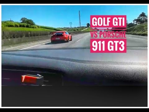 GOLF GTI MK7 - PORSCHE 911 GT3 RS 2016 vs. GOLF GTI MK7 2.0 TURBO!!!