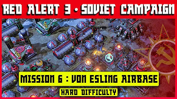 Red Alert 3 4K - Soviet Mission 6 - Von Esling Airbase - No Traitors Tomorrow - Hard
