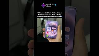 This Is What iPhone Fold Could Look Like #iphonefold #apple #iphone