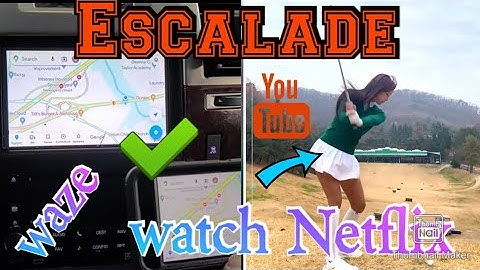 2007-2014 Cadillac Escalade Phone mirror watch youtube Netflix waze Google apple navigation