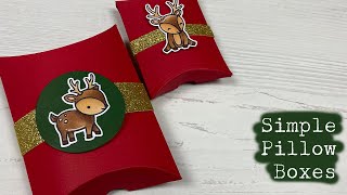 Simple Pillow Boxes