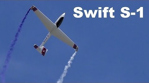 Swift S-1, scale RC acrobatic glider, 2018