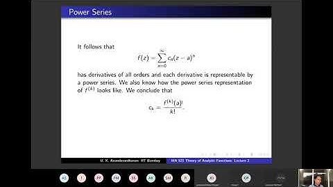 MA521 Theory of Analytic Functions Lecture 2 part 1