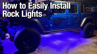 How to Easily Install Rock Lights